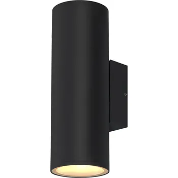 Nástěnné svítidlo Venkovní nástěnné svítidlo Primula černé moderní hliníkové na zahradu a terasu 31 cm