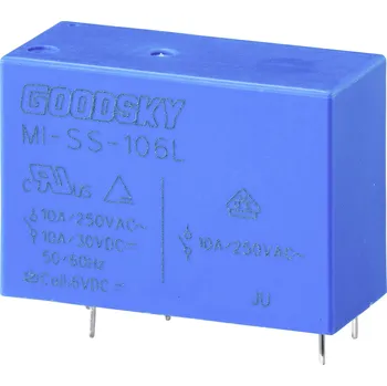 Relé GoodSky MI-SS-106L relé do DPS 6 V/DC 10 A 1 přepínací kontakt 1 ks