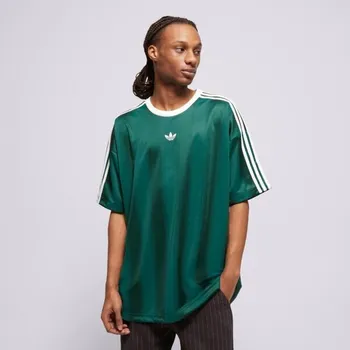 Adidas Tričko Jacquard Jersey Zelená M