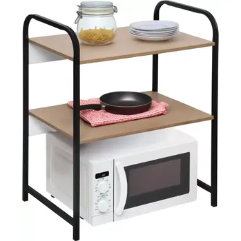 regál Regál BAYAN - černá/hnědá - SLEVA 3% s kodem radost25