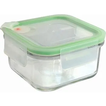 Svačinový box GLASSLOCK ČTYŘCOVÁ NÁDOBA DO MIKROVLNNÉ TROUBY 490 ML