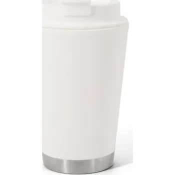 FIGLIOLI. Dvoustěnný, nepropustný cestovní kelímek z PP - Bílá