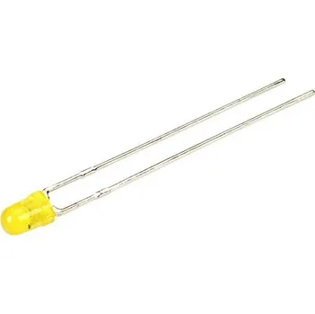 Polovodič Kingbright L-7104YD-12V LED s vývody žlutá kulatý 3 mm 11 mcd 40 ° 11.5 mA 14 V