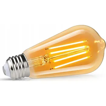 Žárovka 6x LED žárovka E27 Edison ST64 4W 470lm 2700K 360° FILAMENT LUMILED