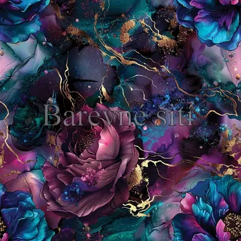 Úplet, Fialovo purpurové růže se zlatou (E) (Top kvalitní úplet Bella digitisk)