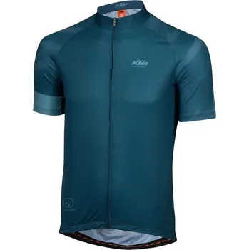 Cyklistické oblečení Dres KTM FACTORY LINE JERSEY SHORTSLEEVE BLUE XL