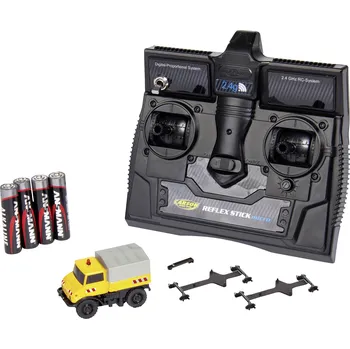 RC model auta TAMIYA-CARSON Modellbau GmbH & Co. KG RC auto MB Unimog U406 RTR 1:87