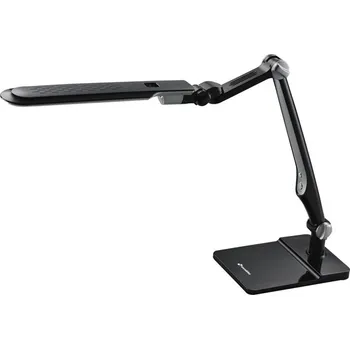 Stojací lampa ECOLITE LED stolní lampa dotyková, 9W, volba teploty světla, stmívatelná, černá LBL1207-CR