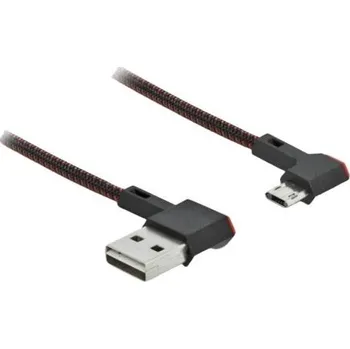 Mobilní telefon Delock USB kabel USB 2.0 USB-A zástrčka, USB Micro-B zástrčka 0.20 m černá 85269