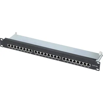 Switch 24 portů síťový patch panel Renkforce CAT 6A 1 U