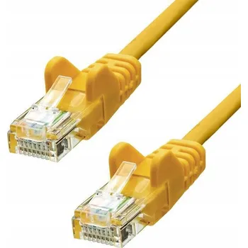 Síťový kabel ProXtend Ethernetový kabel CAT5e U/UTP CCA PVC Žlutý 7m, V-5UTP-07Y
