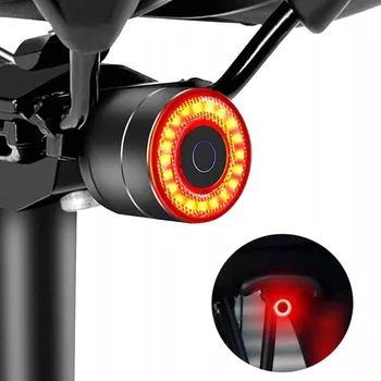 Cyklosvítilna 2026 ZADNÍ SVĚTLO NA KOLO LED Q3, USB-C, VODĚODOLNÉ ČERNÉ