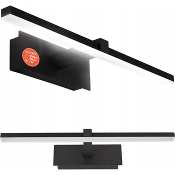 Nástěnné svítidlo Nástěnné svítidlo Ledhoff černé, integrovaný LED zdroj 7 W