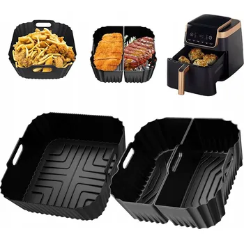 Vrták SILIKONOVÁ FORMIČKA ORGANIZÉR DO FRITÉZY AIR FRYER BEZ TUKU 3KS