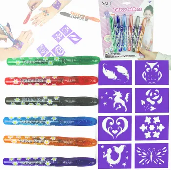 kreativní sada GELOVÉ PROPISKY KREATIVNÍ SADA PRO VÝROBU TETOVÁNÍ FIXY PROPISKY NA TETOVÁNÍ
