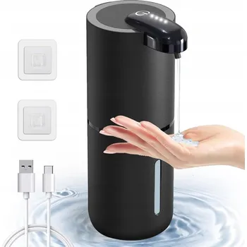 Dávkovač mýdla AUTOMATICKÝ DÁVKOVAČ TEKUTÉHO MÝDLA BEZDOTYKOVÝ ZÁSOBNÍK 380ML USB