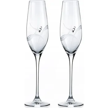 Sklenice Skleničky na šampaňské B.Bohemian čiré 210ml 2 ks