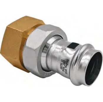 Fitinka Nerez lisovací šroubení 330 - 22 x 1/2" vnitřní závit - pro topení i pitnou vodu