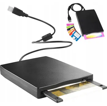Mechanika EXTERNÍ 3,5" DISKETOVÁ MECHANIKA FDD 1,44 MB na USB SLIM PLUG & PLAY