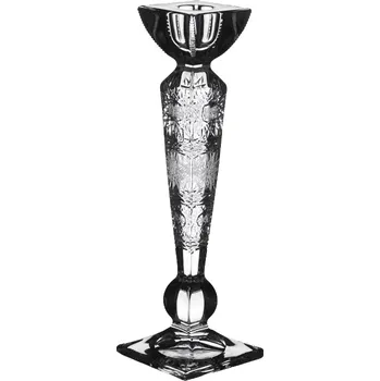 Svícen BOHEMIA CRYSTAL Broušený svícen Olympia 210 mm. Bohatý brus Klasik