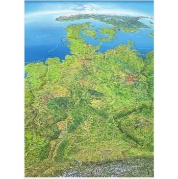 Panoramakarte Deutschland, Planokarte