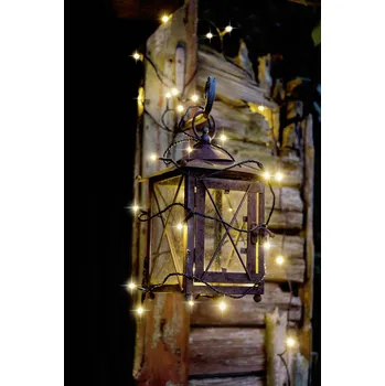 Dekorativní svítidlo Konstsmide 3813-100 mikro světelný řetěz venkovní Energetická třída (EEK2021): E (A - G) 230 V Počet žárovek 200 LED teplá bílá Délka světel: 31.84 m