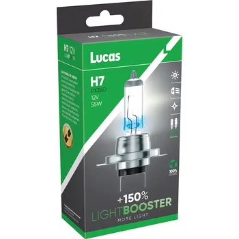 Autožárovka 12V H7 55W PX26d ULTRA150 +150%, sada (2 ks)