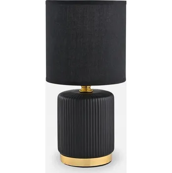 Lampička Stolní lampa, noční lampa černo-zlatá HS8720-BL 27,5 cm