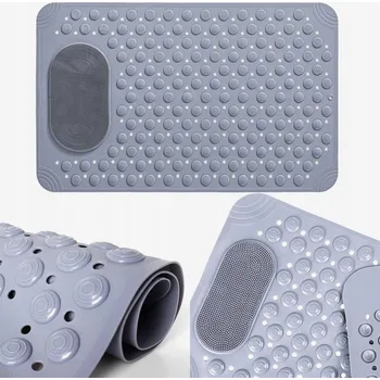 Protiskluzová podložka PROTISKLUZOVÁ KOUPELNOVÁ PODLOŽKA 69x36 CM DO VANY SPRCHY MASÁŽ PŘÍSAVKY