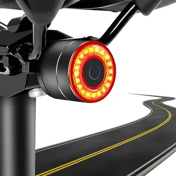 Cyklosvítilna ZADNÍ SVĚTLO NA KOLO LED SMART S ČIDLEM BRZDĚNÍ A SOUMRAKU
