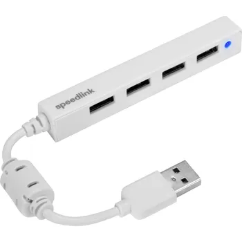 USB hub SpeedLink SL-140000-WE USB Hub 4 porty USB-A USB 2.0 480 MBit/s bílá Snappy Slim