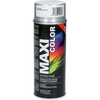 Barva ve spreji MAXI COLOR RAL 9006 BARVA STŘÍBRNÝ LAK HLINÍK
