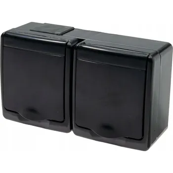 Elektrická zásuvka Pawbol Hermetická Elektrická Zásuvka černá