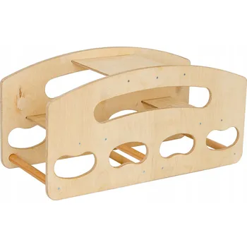 Dětská houpačka Psací stůl houpačka 2v1 Montessori houpačka dřevěná sada pro děti