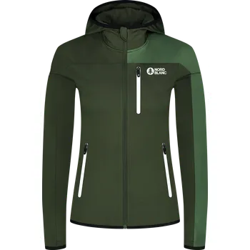 Dámská mikina Dámská powerfleecová mikina NORDBLANC RIVA NBWFL8292 ZELENÁ 36