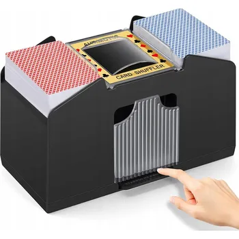 Desková hra ELEKTRICKÝ MÍCHAČ KARET AUTOMATICKÝ NA BATERIE PRO POKER A UNO
