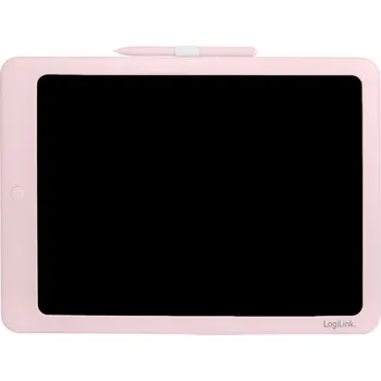 Obraz Tablet Grafický Znikopis LCD 14 palců Růžový LogiLink Multicolor pro děti