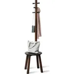 Umbra Pillar Stool tmavě hnědý hnědá