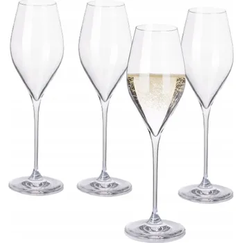 Sklenice Sklenice B.Bohemian čirá 320 ml na šampaňské a víno, sada 4 ks