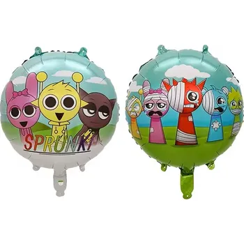 Balónek FÓLIOVÝ BALÓNEK SPRUNKI narozeniny dekorace Oren Raddy Gray Wenda Pinkie Sky
