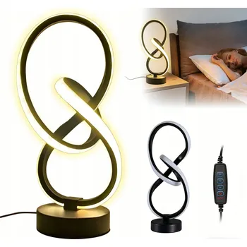 Lampička LED STOLNÍ LAMPA 3 BARVY SVĚTLA NASTAVITELNÁ JASNOST DO OBÝVACÍHO POKOJE