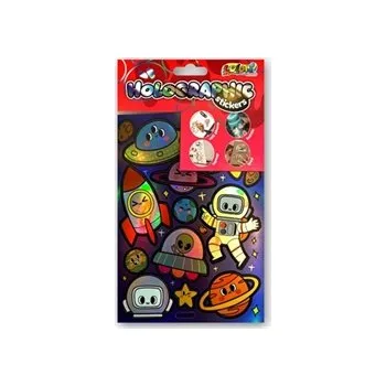 samolepka SAMOLEPICÍ DEKORAČNÍ SAMOLEPKY S HOLOGRAFICKÝM EFEKTEM - KOSMOS, PLANETY