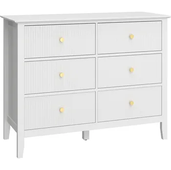 Šatní skříň Moderní úložná skříň 100 x 40 x 78 cm | bílá