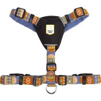 Postroj pro psa Woolly Wolf Postroj Nightless Night L