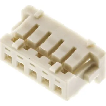Elektrický konektor Pouzdro konektoru, řada: DF13, rozteč: 1.25mm, počet kontaktů: 5, počet řad: 1, orientace těla: Rovný, Samice, Kabelová