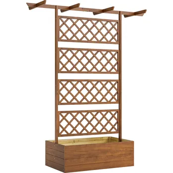 Vyvýšený záhon Vyvýšený záhon 160 x 55 x 183 cm | oranžový