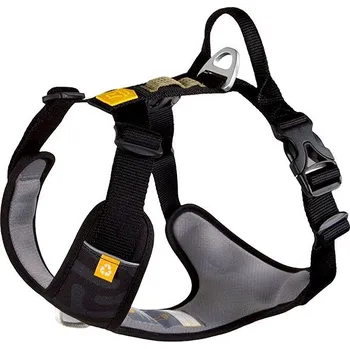 Postroj pro psa Woolly Wolf Postroj s poutkem na ruku Roam Black Ripple S