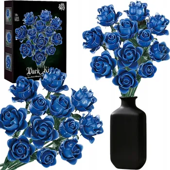 ostatní stavebnice STAVEBNICE KVĚTINOVÁ KYTICE KVĚTINY SADA K SESTAVENÍ ICONS 585 dílů