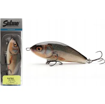 Nástraha Wobler Salmo Fatso Plovoucí 10cm/48g - Plotice Obecná (Real Roach)