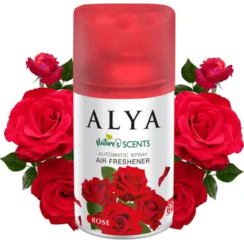Osvěžovač vzduchu Alya Vůně Přírody Náhradní Náplň Osvěžovač Vzduchu Freshmatic Růže 250ml